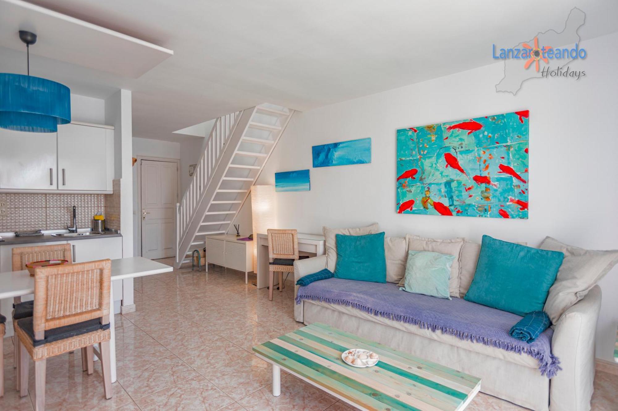 Vivienda Vacacional Sunny - Duplex Apartment 2Beds 2 Baths Коста-Тегісе Екстер'єр фото